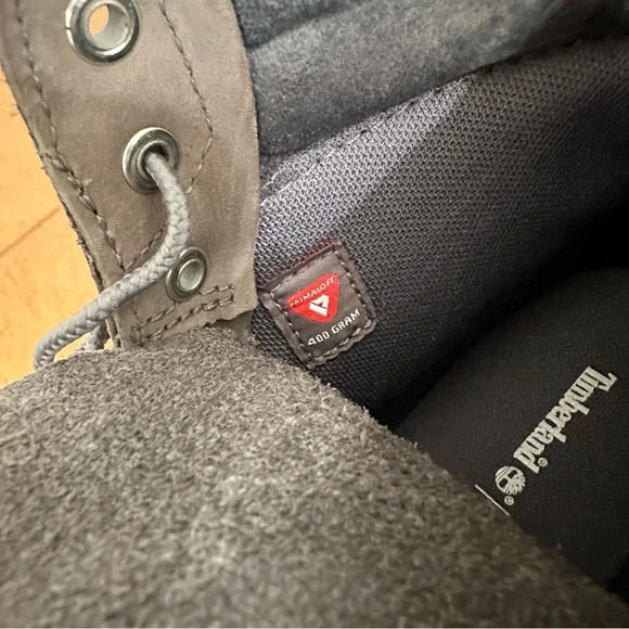 Timberland Linden Woods 6-inch Waterproof Boot Nubuck Grey Size 9 - Picture 4 of 10